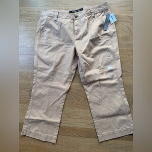 DKNY Jeans  Women's Tan Capris Size 16 NWT Casual Corpcore